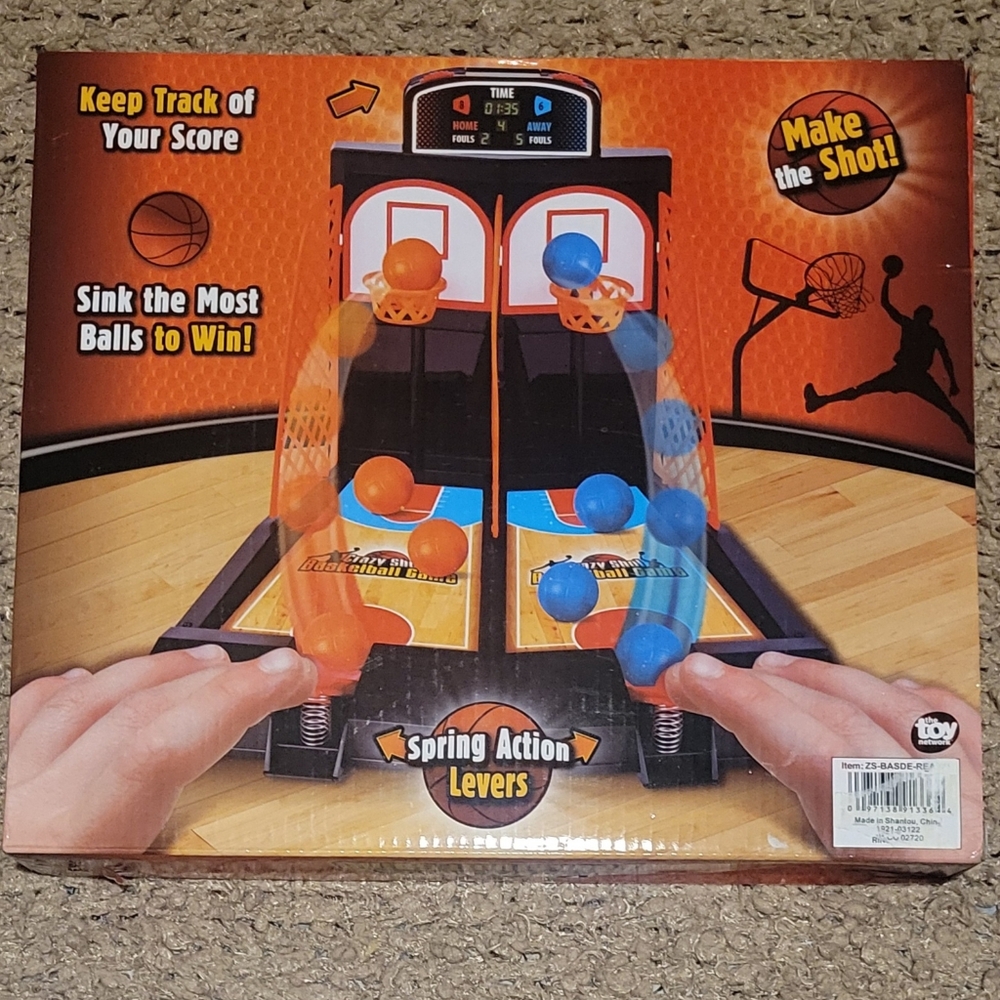 New Without Tags THE TOY NETWORK Crazy Shot Basketball Game Ages 3+ UP - Picture 2 of 4